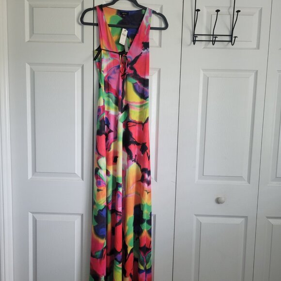 NEW AFRM Sleeveless Cutout Knit Maxi Dress Size S - Picture 6 of 7